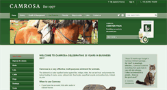 Desktop Screenshot of camrosa.co.uk