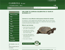 Tablet Screenshot of camrosa.co.uk
